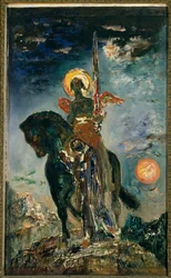 The Park and the Angel of Death. Oil. 1.10 x 0.37 m. Paris, Musée Gustave Moreau