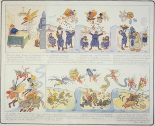 World War I / Christmas 1916 / French Caricature