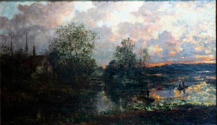 Landscape with a Little Boat
