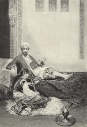 In the Harem (engraving)