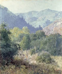 View of the San Gabriel Mountains