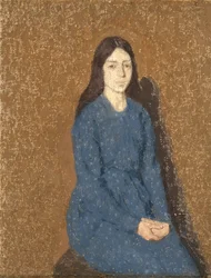 Girl in a Blue Dress