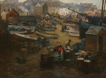 Packing Fish, St. Ives, c.1910