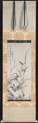 Rock, Bamboo, and Orchids, late 1300s-early 1400s