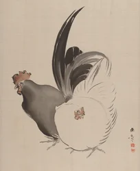 Cock and Hen, 1887-92.