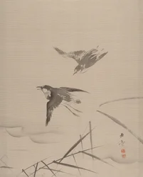 Small Birds and Bamboo