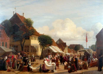 A Market Day in Fredericia