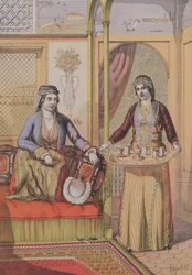 Armenian Ladies at Home, engraved by Charles Parsons, 1862