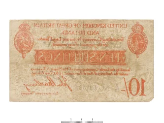 Bank Note of the United Kingdom, 1915