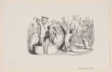 Illustration for "The Steadfast Tin Soldier" in H.C. Andersen, "Fairy Tales and Stories", Volume 1