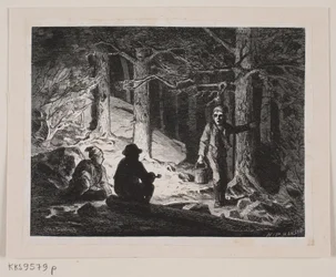 Illustration for "A Summer Night in Krogskoven"