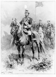 His Imperial Majesty Mutsuhito, Emperor of Japan (1852-1912) from The Illustrated London News, 16th January 1904