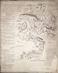 Sketch of part of the Island of Corsica
