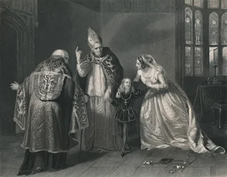 Queen Elizabeth and the Duke of York, King Richard III
