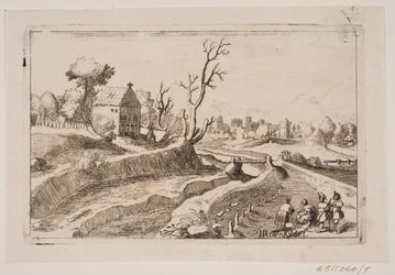 Landscape with Chapel with a Small Cross on the Gable