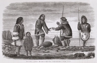 Tuski and Mahlemuts Trading for Oil, from 