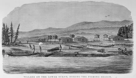 Village on the Lower Yukon, from 