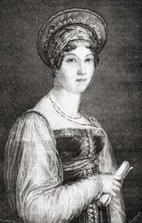 Mademoiselle Mars, engraved by La Plante, from 