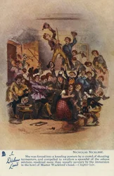 In Dickens Land - Nicholas Nickleby Postcard, c.1905