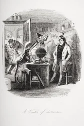 A visitor of distinction, illustration from 