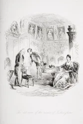 The old man of the name Tulkinghorn, illustration from 