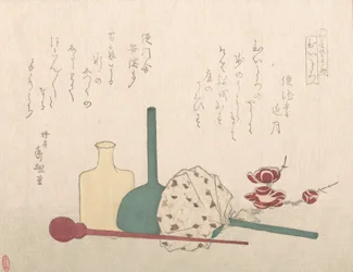 Glass-Wares with Plum Blossoms