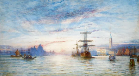 Sunset over the Venetian Lagoon