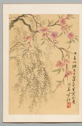 Peach Blossoms and Willows (1842)