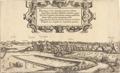 View of Nuremberg from the West (left section)