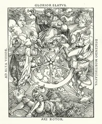 Woodcut from De Remediis Utriusque Fortunae (Remedies for Fortune Fair and Foul) by Petrarch