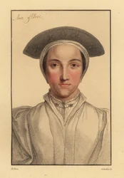Anne of Cleves or Amalia of Cleves (engraving)