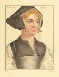 Isabel Shirley, wife to English Chief Justice Sir Richard Lyster (engraving)