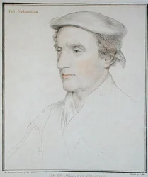 Portrait of Philip Melanchton (1497-1560) engraved by Fransesco Batolozzi (1727-1815) 1792