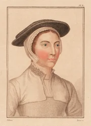 Portrait of unknown woman from the court of King Henry VIII