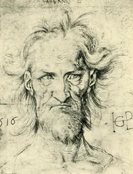 Head of a Bearded Old Man Saturn, 1516, 1943