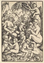 Two Mothers with Children Die Kinderaue