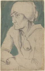 Half-Length Figure of an Old Woman with a Cap