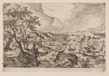 Plate 19, from Landscapes with Scenes from the Old and New Testament and Ovid