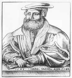 Portrait of Hans Sachs, 1545