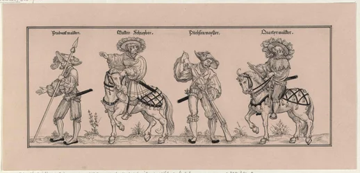 The Defence Counsel Vienna from 1529 (Based on Woodcut by Nikolaus Meldemann)