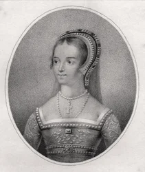 Catherine Parr, engraved by Bocquet, from 