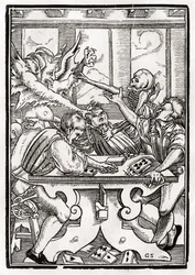 Death and the Devil come for the Card Player