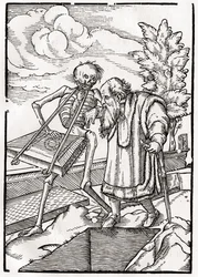 Death Comes to the Old Man, or the Hermit, from 