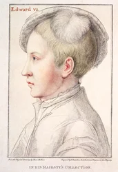Portrait of Edward VI, Engraved by Francesco Bartolozzi
