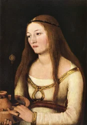 Katharina Schwarz with the Attributes of Her Patron Saint