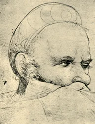 The Head of a Crossbowman Taking Aim, 1514-1515