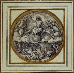 The Last Judgment - Design for a pendant or hat badge