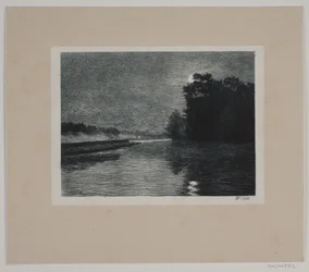 Landscape. Moonlight