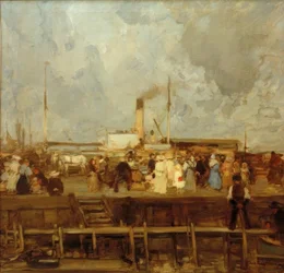 Arrival of the Steamer