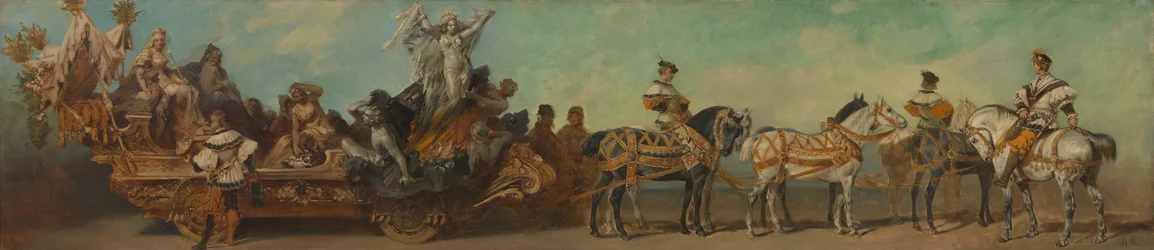 Design for the Festive Procession of 1879 - Mining